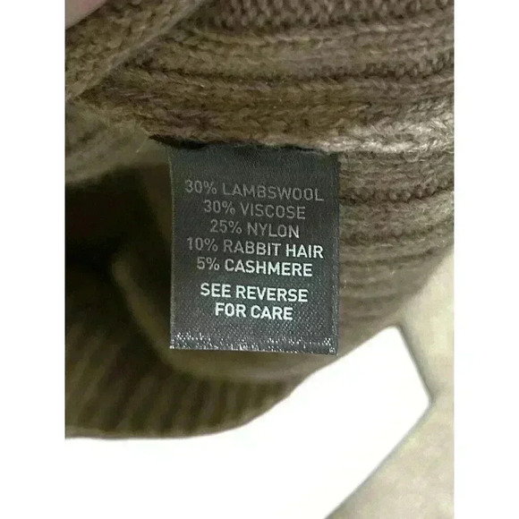 Johnston & Murphy Men's Medium 1/4 Zip Pullover Long Sleeve Tan‎ - Picture 4 of 5